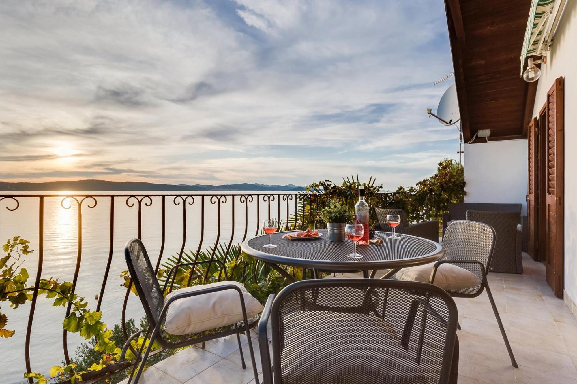 Sunset Family House In Bibinje On The Beach Экстерьер фото